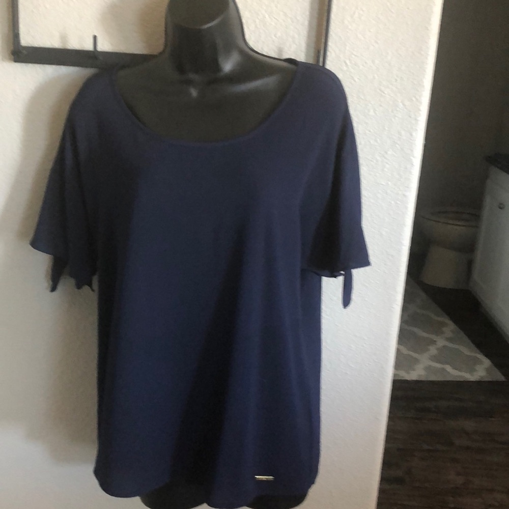 Navy  blue blouse. Michael Kors